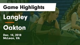 Langley  vs Oakton  Game Highlights - Dec. 14, 2018