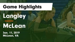 Langley  vs McLean  Game Highlights - Jan. 11, 2019
