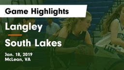 Langley  vs South Lakes  Game Highlights - Jan. 18, 2019