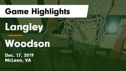 Langley  vs Woodson  Game Highlights - Dec. 17, 2019