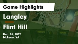 Langley  vs Flint Hill  Game Highlights - Dec. 26, 2019