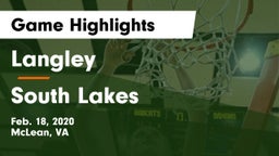 Langley  vs South Lakes  Game Highlights - Feb. 18, 2020