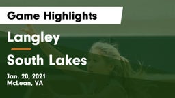 Langley  vs South Lakes  Game Highlights - Jan. 20, 2021