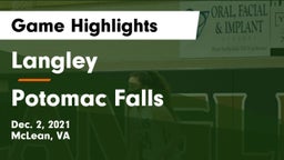 Langley  vs Potomac Falls  Game Highlights - Dec. 2, 2021