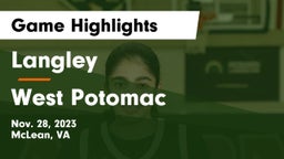 Langley  vs West Potomac  Game Highlights - Nov. 28, 2023