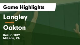 Langley  vs Oakton  Game Highlights - Dec. 7, 2019