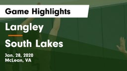 Langley  vs South Lakes  Game Highlights - Jan. 28, 2020