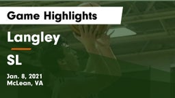 Langley  vs SL Game Highlights - Jan. 8, 2021