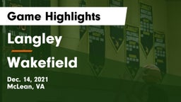 Langley  vs Wakefield  Game Highlights - Dec. 14, 2021