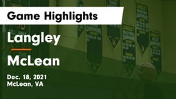 Langley  vs McLean  Game Highlights - Dec. 18, 2021
