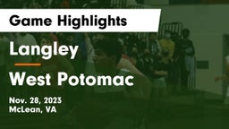 Langley  vs West Potomac  Game Highlights - Nov. 28, 2023