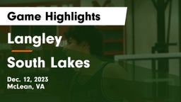 Langley  vs South Lakes  Game Highlights - Dec. 12, 2023