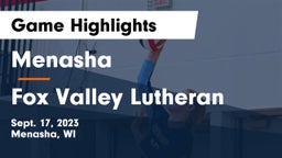 Menasha  vs Fox Valley Lutheran  Game Highlights - Sept. 17, 2023