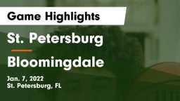 St. Petersburg  vs Bloomingdale  Game Highlights - Jan. 7, 2022