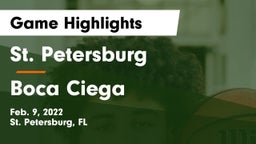 St. Petersburg  vs Boca Ciega  Game Highlights - Feb. 9, 2022