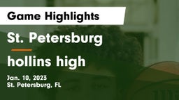 St. Petersburg  vs hollins high Game Highlights - Jan. 10, 2023