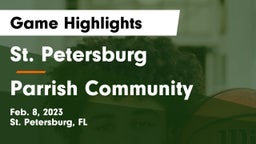 St. Petersburg  vs Parrish Community  Game Highlights - Feb. 8, 2023