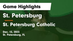 St. Petersburg  vs St. Petersburg Catholic  Game Highlights - Dec. 13, 2023