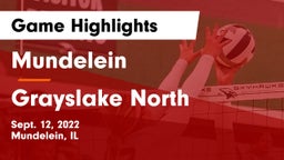 Mundelein  vs Grayslake North  Game Highlights - Sept. 12, 2022