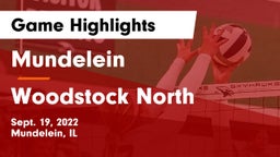 Mundelein  vs Woodstock North  Game Highlights - Sept. 19, 2022
