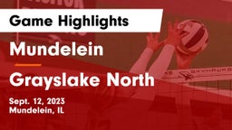 Mundelein  vs Grayslake North  Game Highlights - Sept. 12, 2023