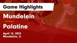 Mundelein  vs Palatine  Game Highlights - April 14, 2023