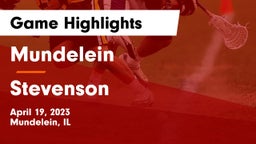 Mundelein  vs Stevenson  Game Highlights - April 19, 2023