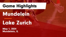 Mundelein  vs Lake Zurich  Game Highlights - May 1, 2024
