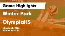 Winter Park  vs OlympiaHS Game Highlights - March 31, 2023