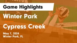 Winter Park  vs Cypress Creek  Game Highlights - May 7, 2024