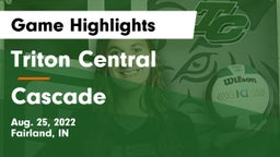 Triton Central  vs Cascade  Game Highlights - Aug. 25, 2022