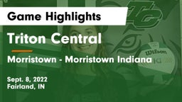 Triton Central  vs Morristown  - Morristown Indiana Game Highlights - Sept. 8, 2022