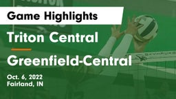 Triton Central  vs Greenfield-Central  Game Highlights - Oct. 6, 2022