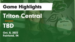 Triton Central  vs TBD Game Highlights - Oct. 8, 2022
