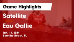 Satellite  vs Eau Gallie  Game Highlights - Jan. 11, 2024