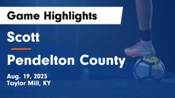 Scott  vs Pendelton County  Game Highlights - Aug. 19, 2023