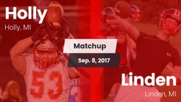 Matchup: Holly  vs. Linden  2017