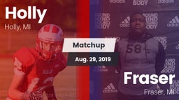 Matchup: Holly  vs. Fraser  2019