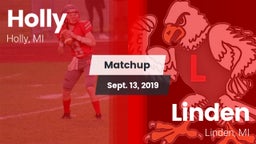 Matchup: Holly  vs. Linden  2019