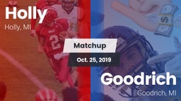 Matchup: Holly  vs. Goodrich  2019