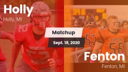 Matchup: Holly  vs. Fenton  2020