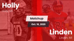 Matchup: Holly  vs. Linden  2020