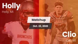 Matchup: Holly  vs. Clio  2020