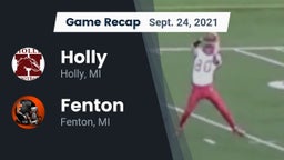 Recap: Holly  vs. Fenton  2021