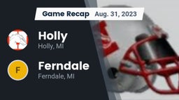 Recap: Holly  vs. Ferndale  2023