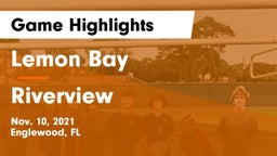 Lemon Bay  vs Riverview  Game Highlights - Nov. 10, 2021