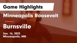 Minneapolis Roosevelt  vs Burnsville Game Highlights - Jan. 16, 2023