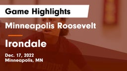 Minneapolis Roosevelt  vs Irondale  Game Highlights - Dec. 17, 2022