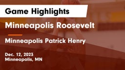 Minneapolis Roosevelt  vs Minneapolis Patrick Henry  Game Highlights - Dec. 12, 2023