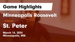 Minneapolis Roosevelt  vs St. Peter  Game Highlights - March 14, 2024